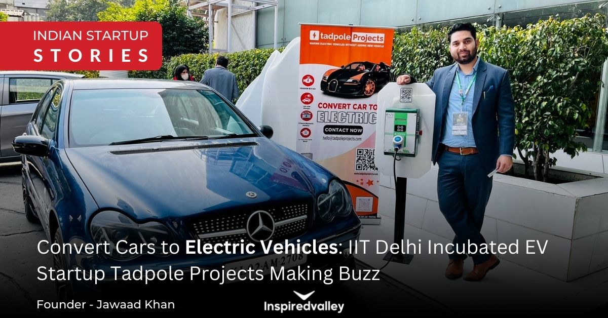 Convert Cars to Electric Vehicles IIT Delhi Incubated EV Startup